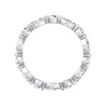 Daria - Marquise and Round Eternity Wedding Band - Gem Jewelers Co