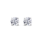 1CT T.W Round Natural Diamond Studs in 14K Gold ( Super Deal) - Gem Jewelers Co
