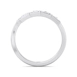 Giselli - Baguette Shape Bezel Setting Diamond Wrap Ring - Gem Jewelers Co