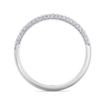 Teresa - Pave Natural Diamond Wedding Band - Gem Jewelers Co