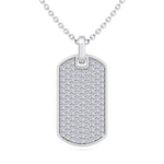 Isidoro - Men's Diamond Tag Pendant - Gem Jewelers Co