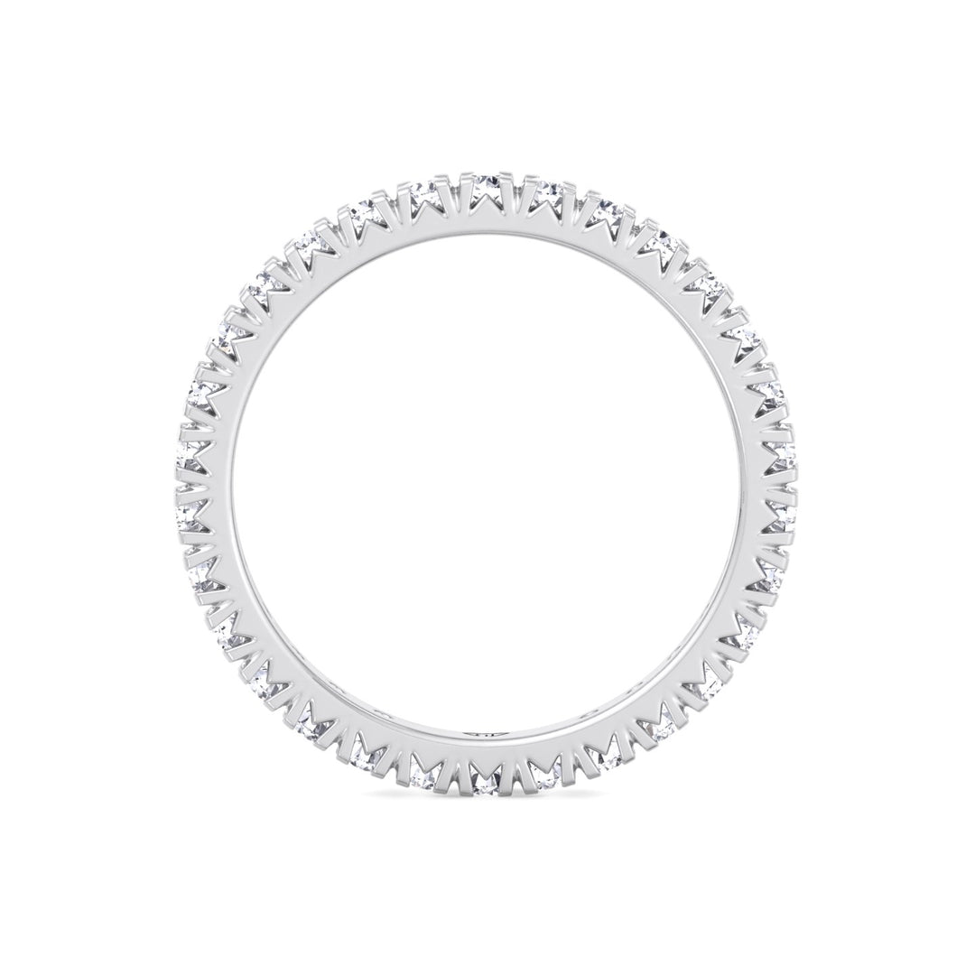 Natural Diamond French Pave Ring