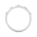 Myra - 5 Stone Round Diamond Dainty Ring Single Prong - Gem Jewelers Co