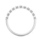 Simona - Multi Stone Round Natural Diamond Dainty Ring - Gem Jewelers Co