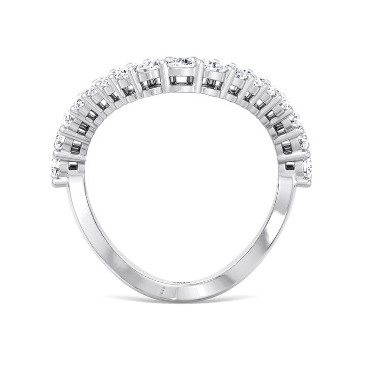 Round Shape Natural Diamond Vanki Ring