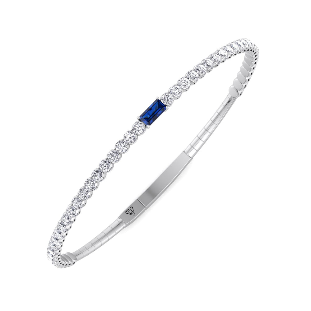 .73-ctw-baguette-sapphire-round-diamond-flexible-bangle-in-solid-white-gold