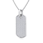 Isidoro - Men's Diamond Tag Pendant - Gem Jewelers Co