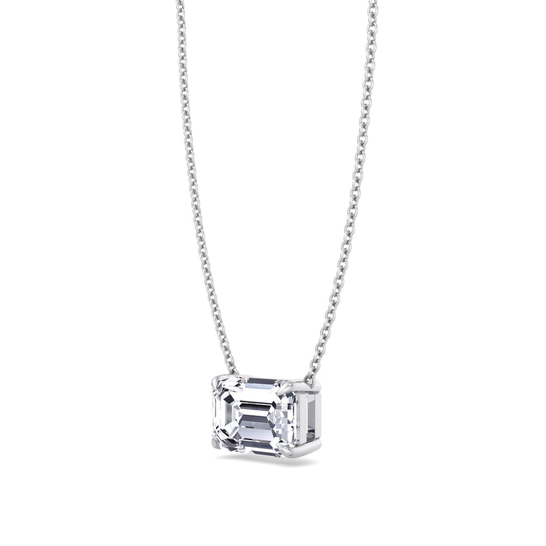 emerald-shape-diamond-pendant-in-white-gold