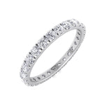 Super Deal - 1.00CT T.W Round Brilliant VS2 Clarity, G Color Natural Diamond Eternity Band U-Prong Setting - Gem Jewelers Co