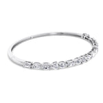 Emerald heart marquise round pear diamond bracelet