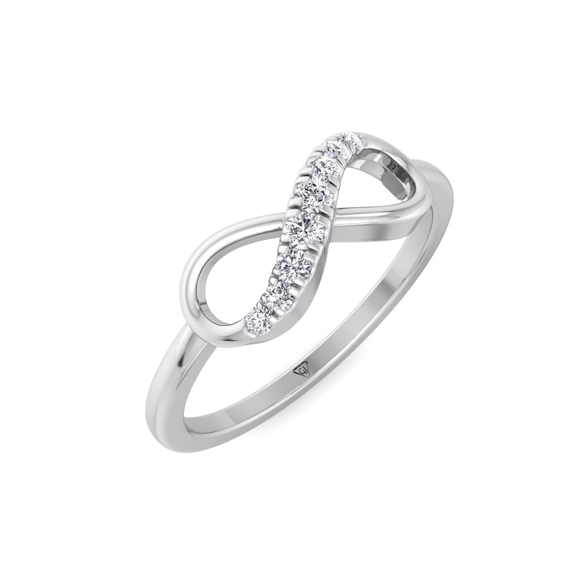 Elena - Diamond Infinity Band - Gem Jewelers Co