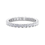 Super Deal - 1.00CT T.W Round Brilliant VS2 Clarity, G Color Natural Diamond Eternity Band U-Prong Setting - Gem Jewelers Co