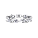 Acerra - East to West Marquise Shape Diamond Eternity Band - Gem Jewelers Co