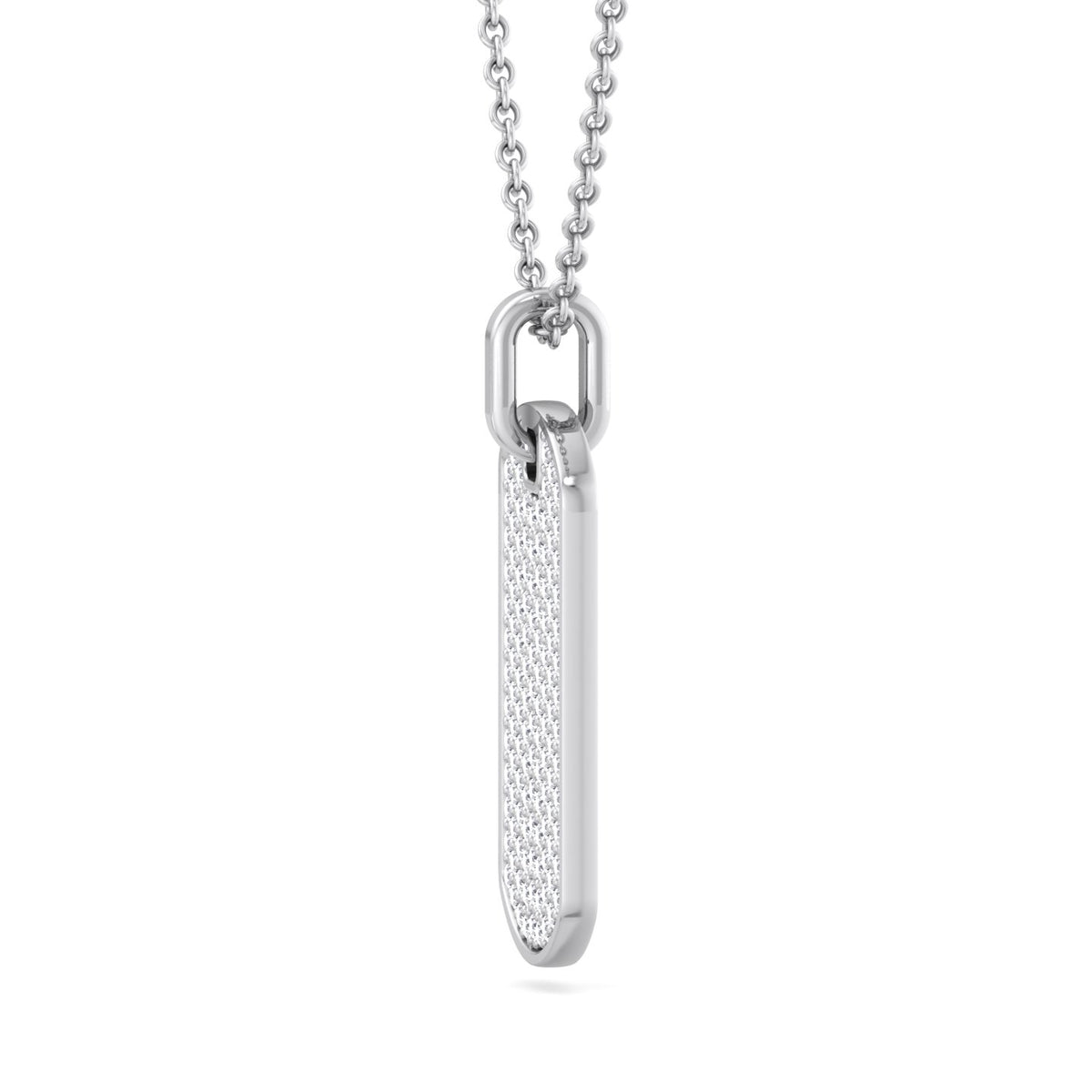 Isidoro - Men's Diamond Tag Pendant - Gem Jewelers Co