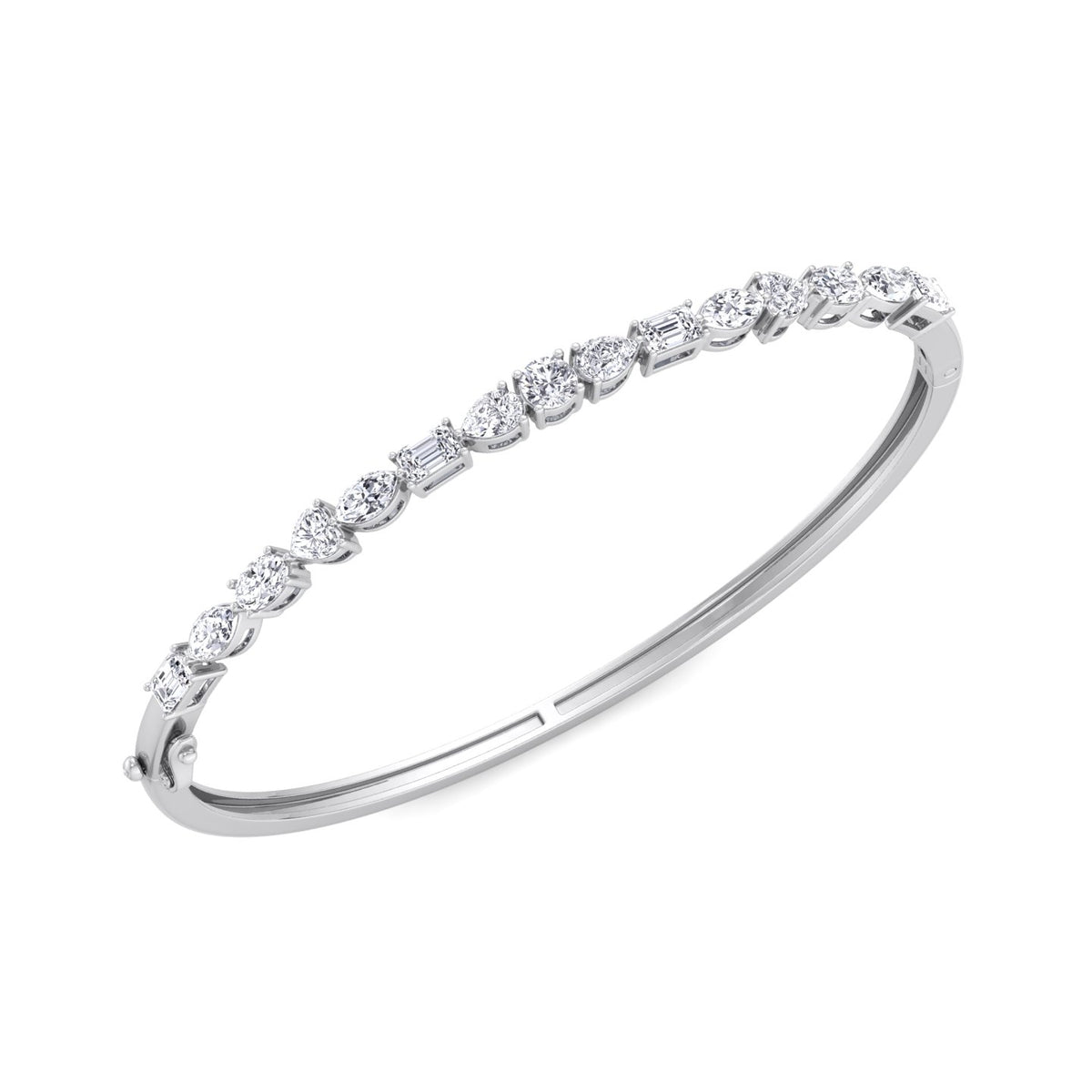 Multi shape diamond bracelet 2.50CT