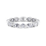 Daria - Marquise and Round Eternity Wedding Band - Gem Jewelers Co