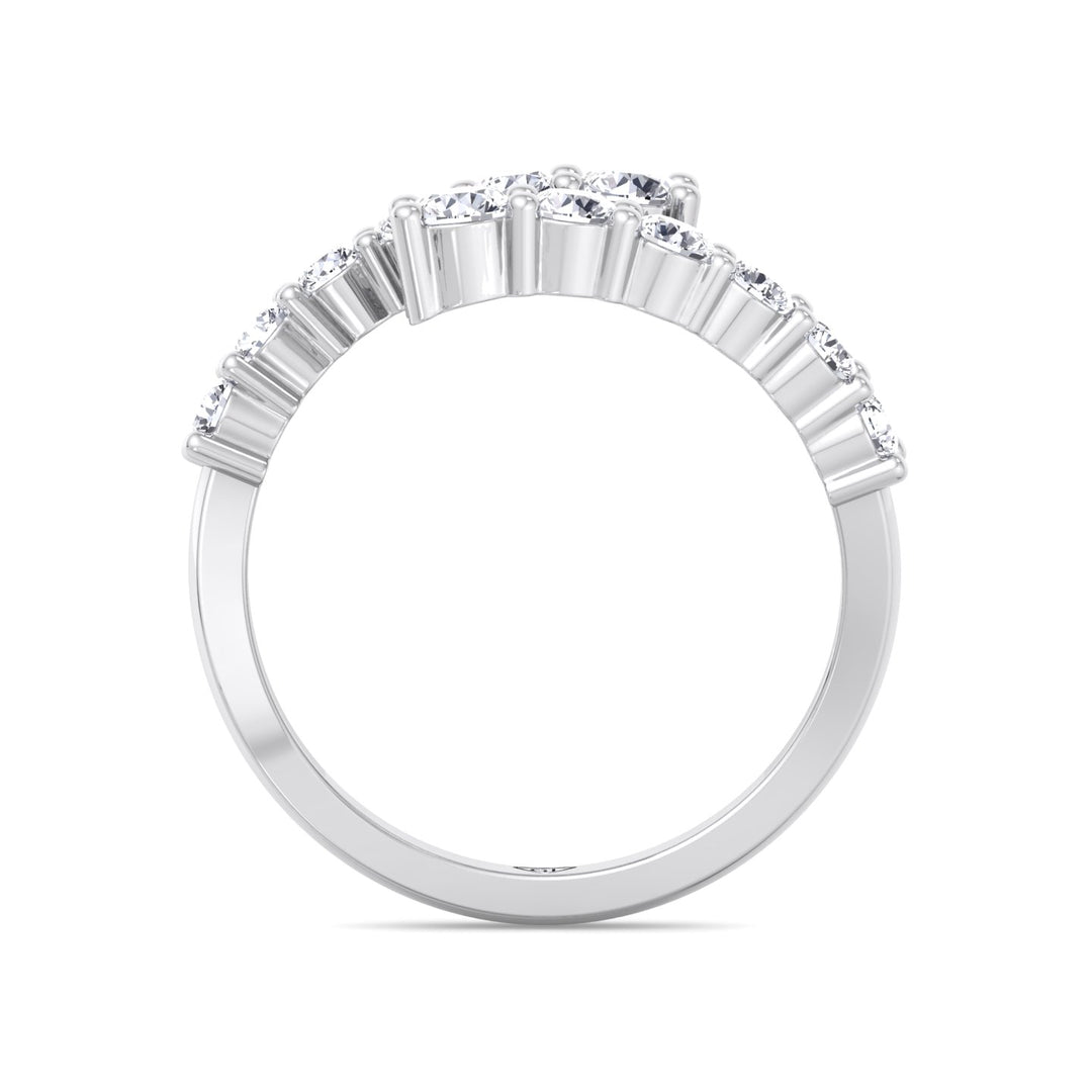 White Gold Elvera Diamond Wrap Ring