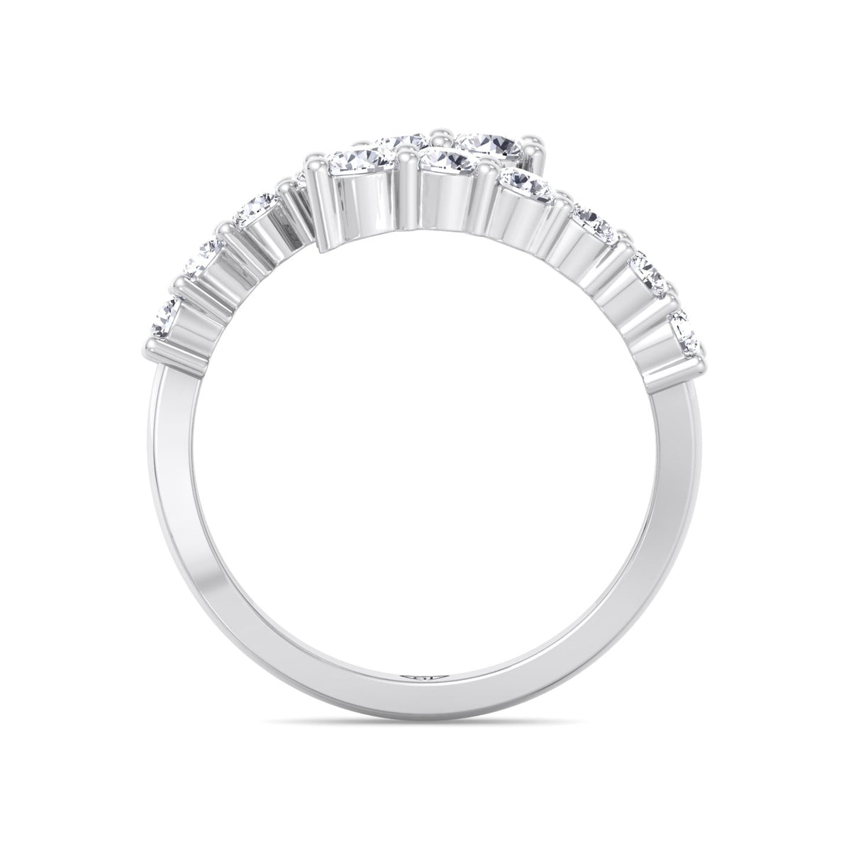 White Gold Elvera Diamond Wrap Ring