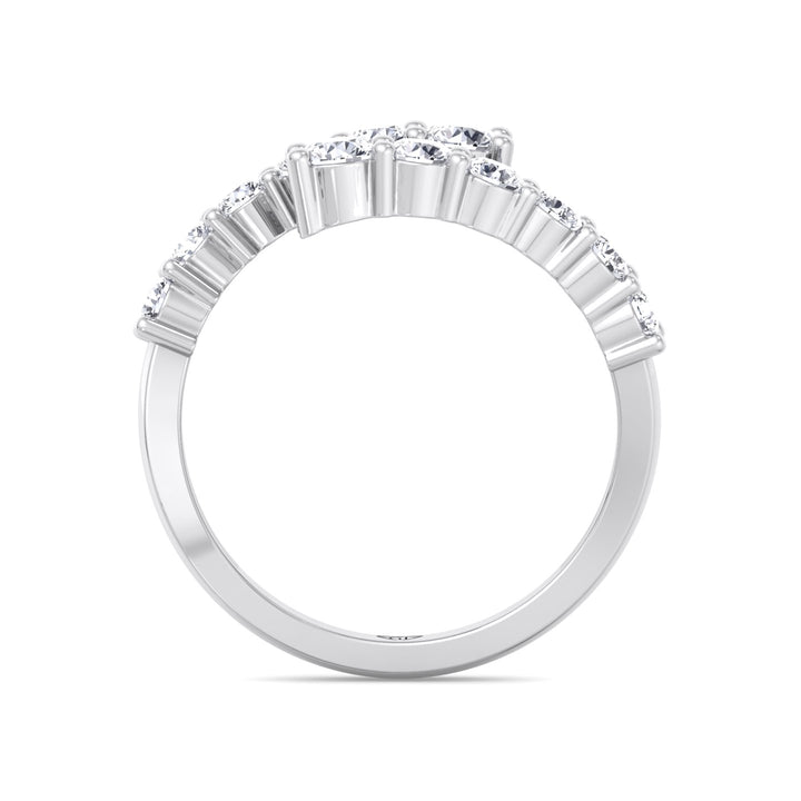 White Gold Elvera Diamond Wrap Ring