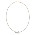 Taron - Toi Et Moi Diamond Tennis Necklace - Gem Jewelers Co