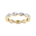 Acerra - East to West Marquise Shape Diamond Eternity Band - Gem Jewelers Co