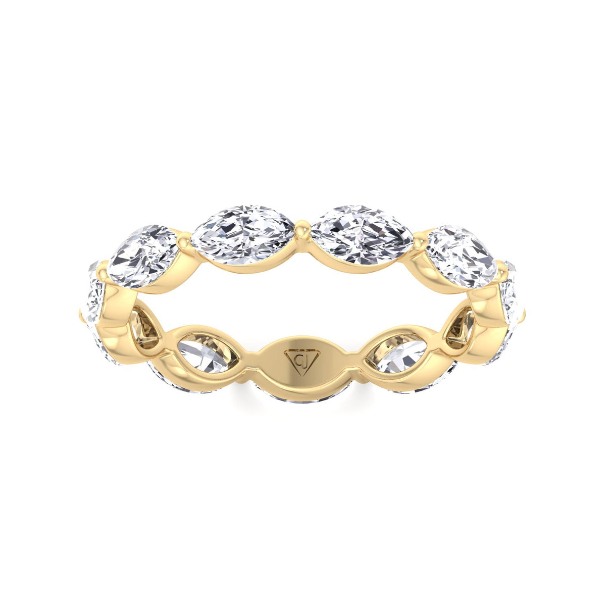 Acerra - East to West Marquise Shape Diamond Eternity Band - Gem Jewelers Co