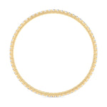 Flexible Tennis Bracelet -3CT-6CT-Yellow Gold