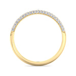 Teresa - Pave Natural Diamond Wedding Band - Gem Jewelers Co