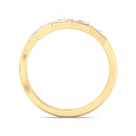 Giselli - Baguette Shape Bezel Setting Diamond Wrap Ring - Gem Jewelers Co