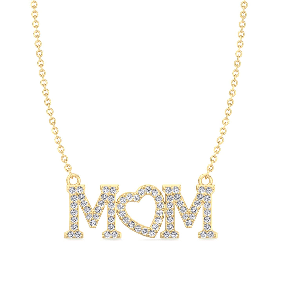 mom-diamond-pendant-necklace-in-yellow-gold