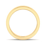 Franco - Unisex 8mm Fluted Gold Band - Gem Jewelers Co
