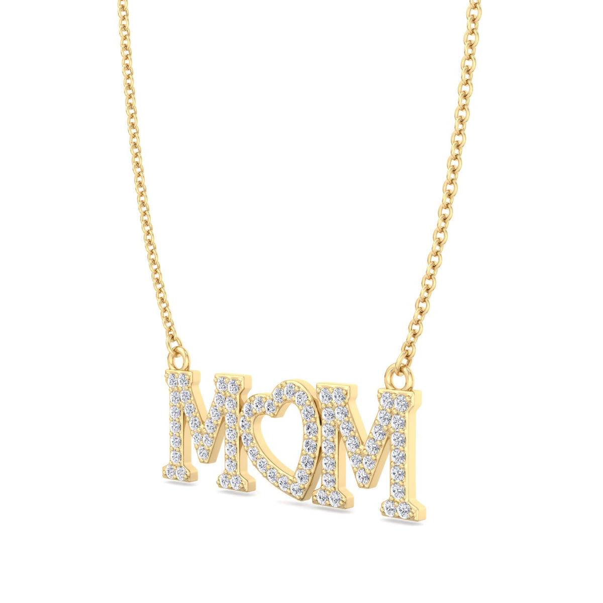 mom-diamond-pendant-necklace-in-yellow-gold