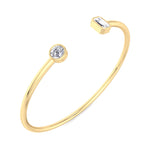 bezel-set-round-and-emerald-cut-diamond-open-cuff-bangle-solid-yellow-gold