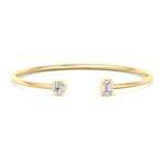 round-and-emerald-cut-diamond-bezel-setting-14k-yellow-gold-open-cuff-bangle