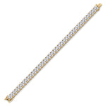 Foothill - 4 Prong Oval Shape Natural Diamond Tennis Bracelet - Gem Jewelers Co