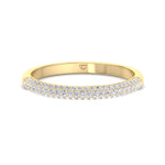 Teresa - Pave Natural Diamond Wedding Band - Gem Jewelers Co
