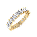 Rosalia - Marquise Shape Natural Diamond Eternity Band - Gem Jewelers Co