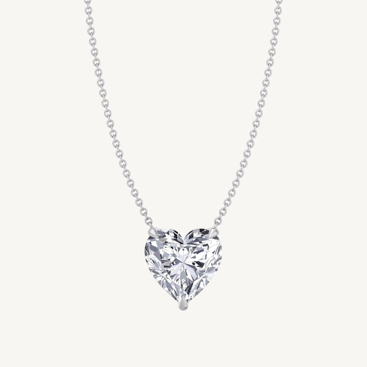 Heart Shape Natural Diamond Pendant
