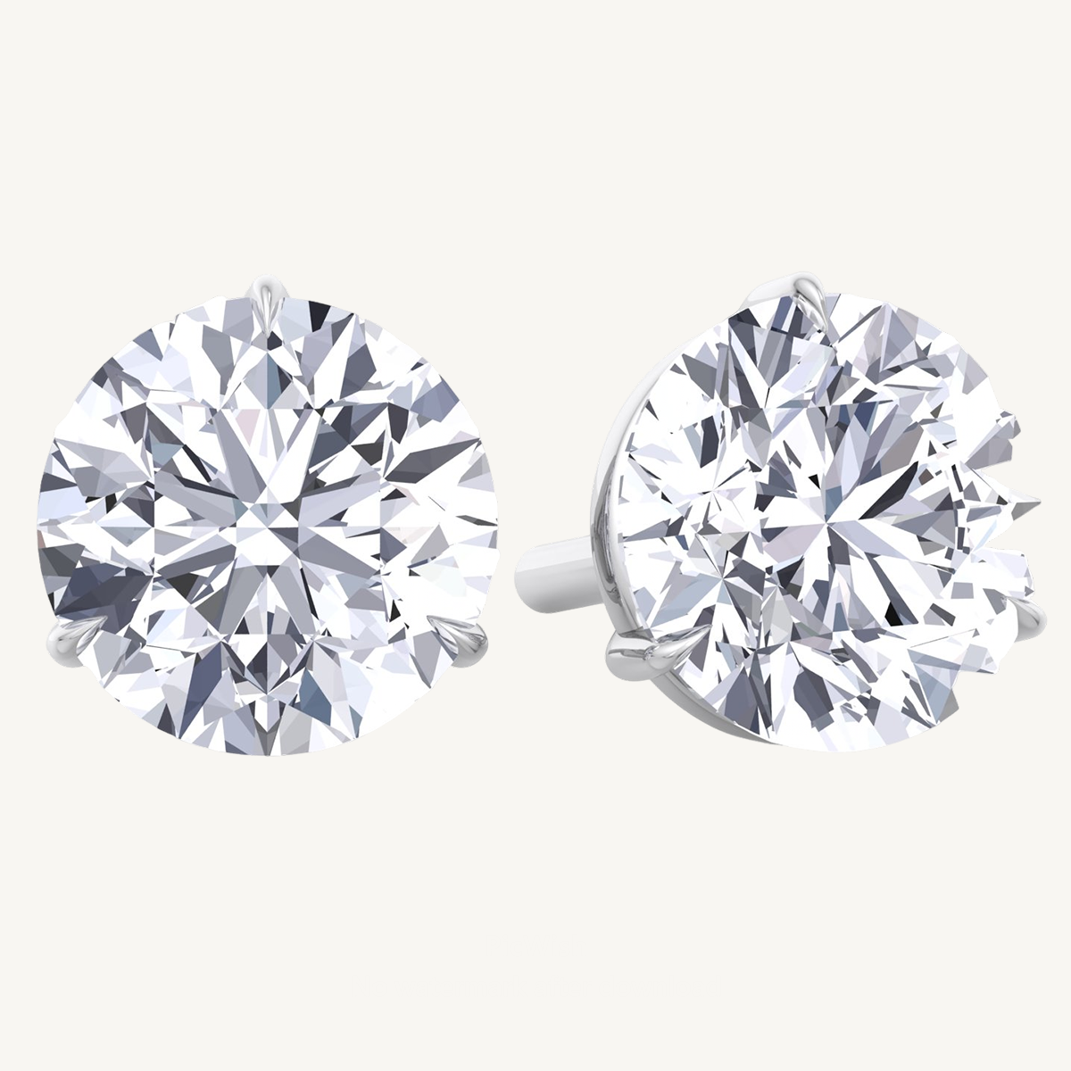 Martini Set Natural Diamond Studs