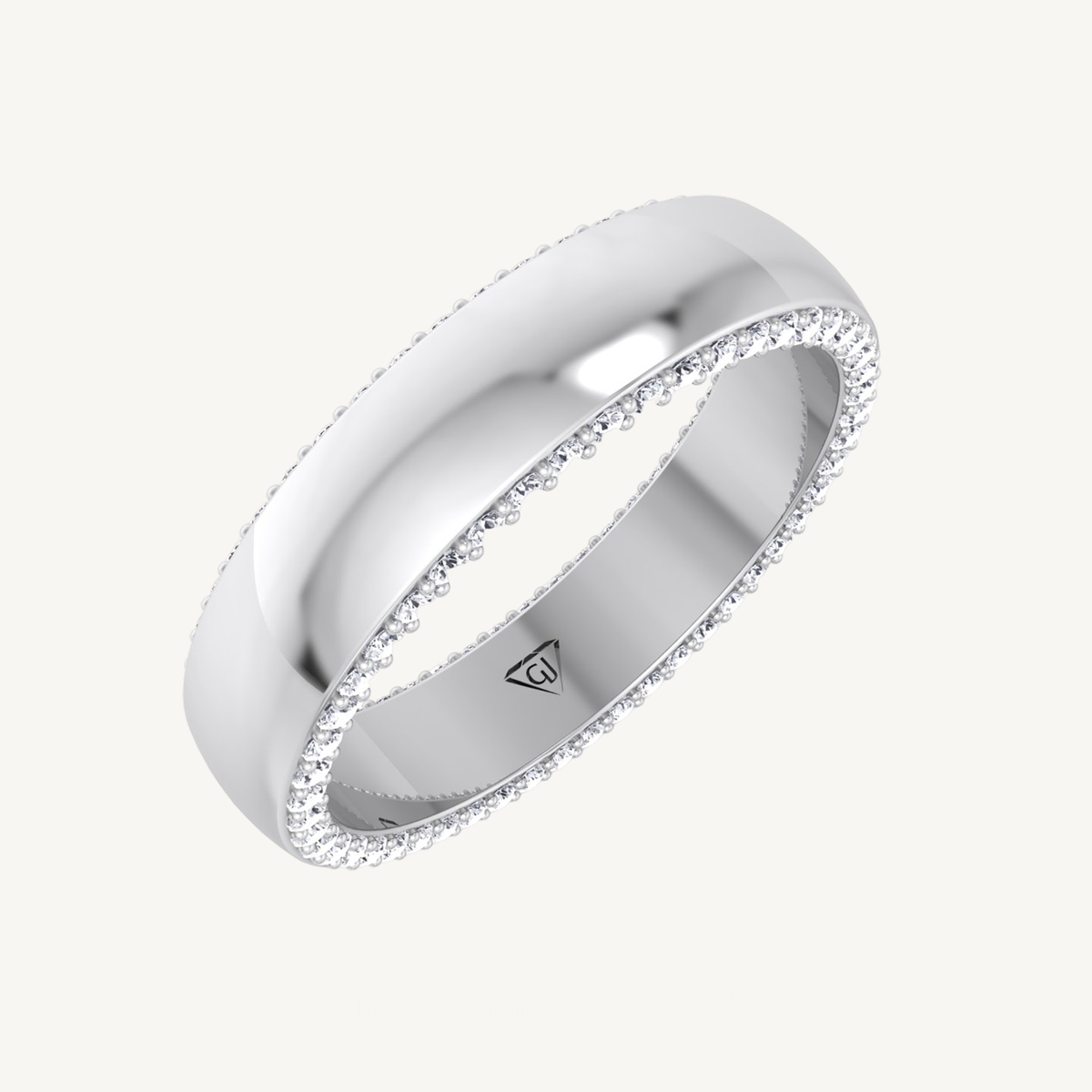 0.52CT Hidden Diamond Halo Band