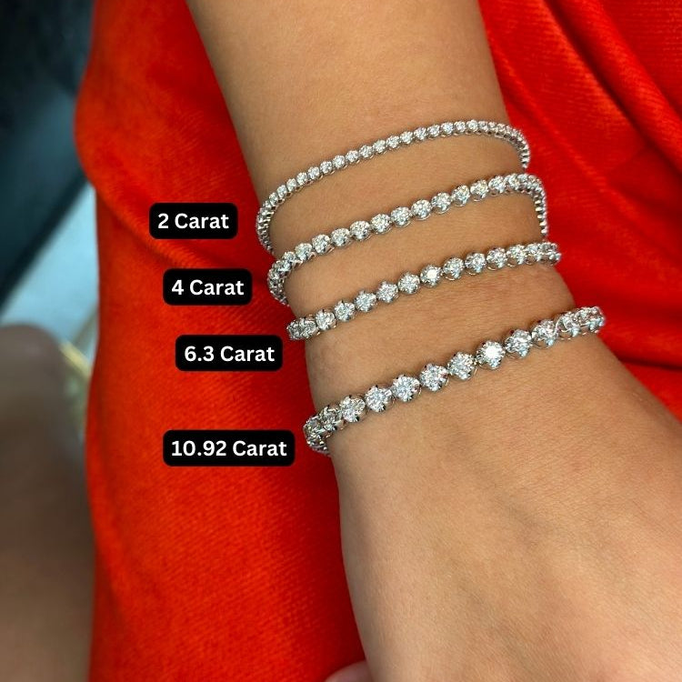 10.92-carat-and-6.3-carat-and-4-carat-and-2-carat-crown-prong-diamond-tennis-bracelet-14k-white-gold