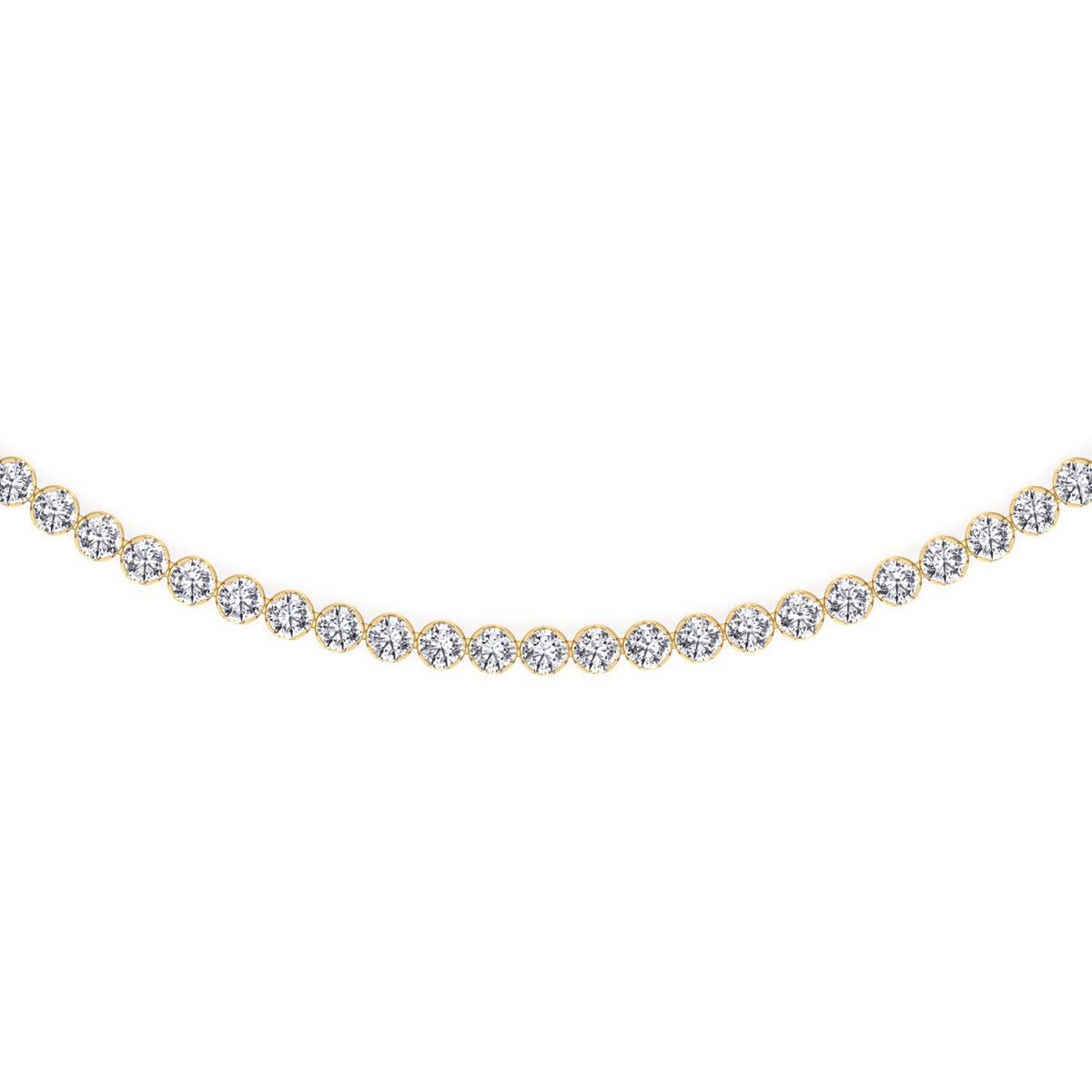 crown-prong-diamond-tennis-necklace-yellow-gold