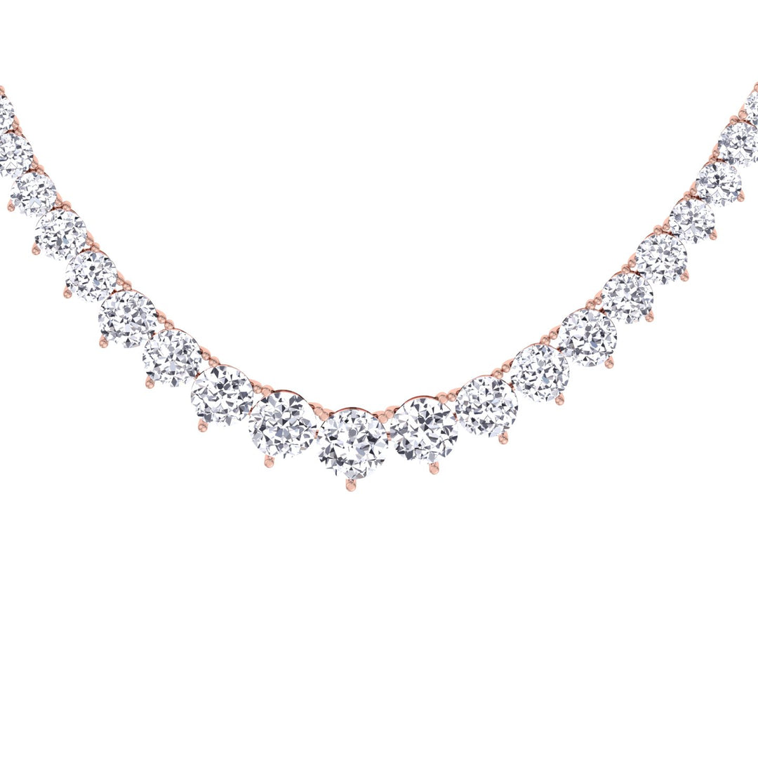 3-prong-riviera-graduated-diamond-tennis-necklace-set-in-solid-rose-gold-martini-style