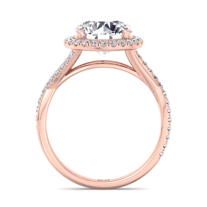 round-cut-diamond-halo-crossover-band-ring-solid-rose-gold