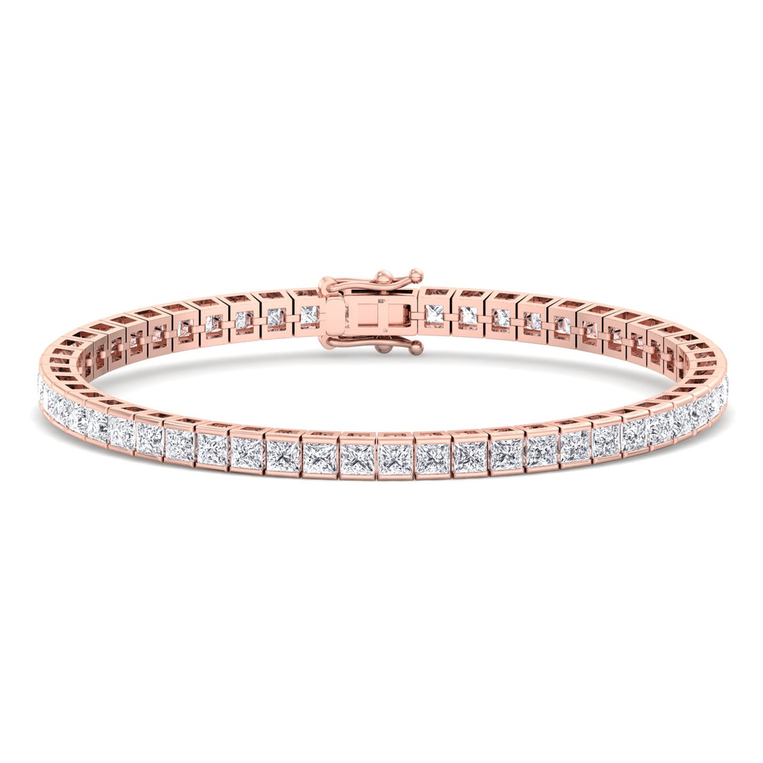princess-cut-diamond-tennis-bracelet-channel-setting-in-solid-rose-gold