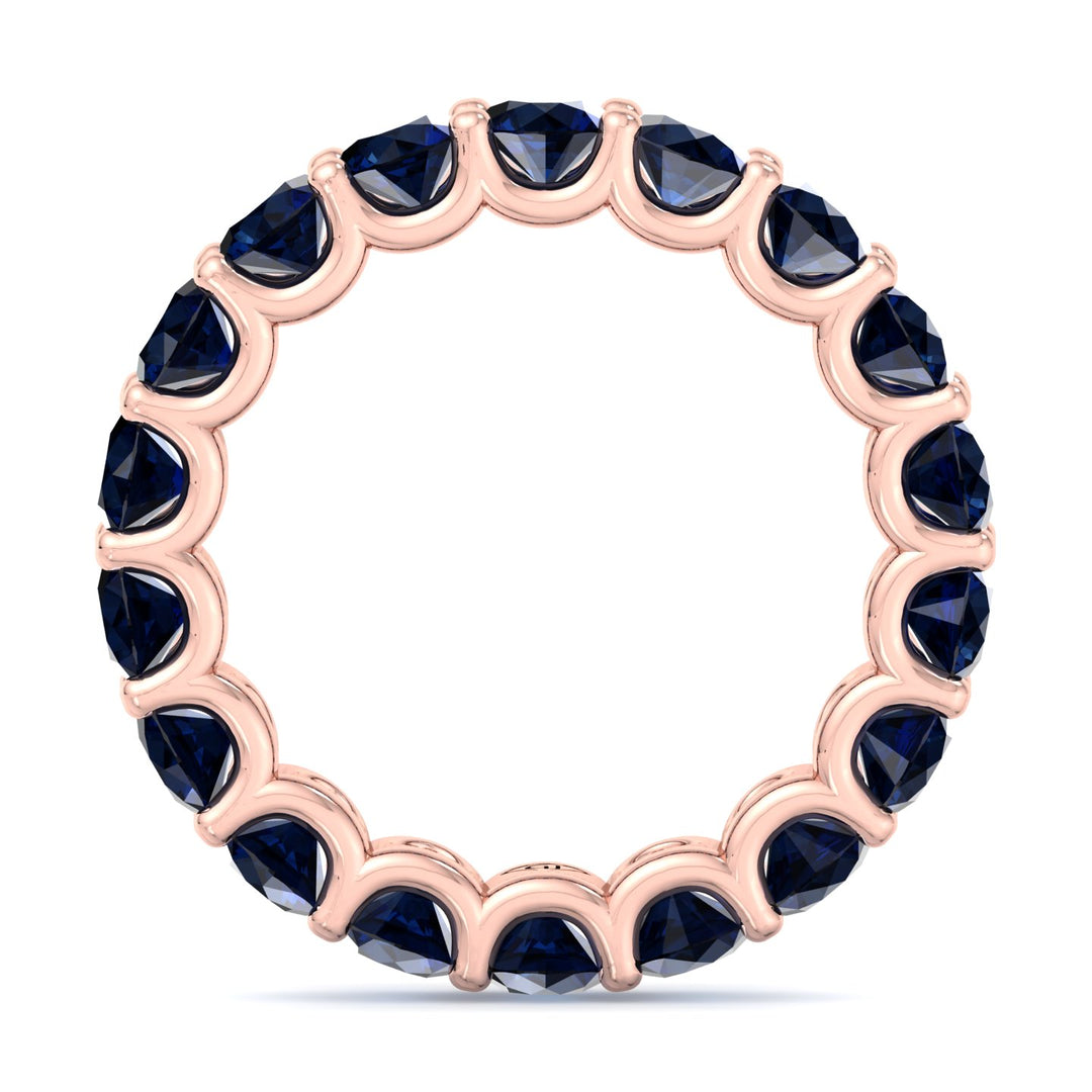 prong-setting-round-cut-blue-sapphire-eternity-band-in-solid-rose-gold