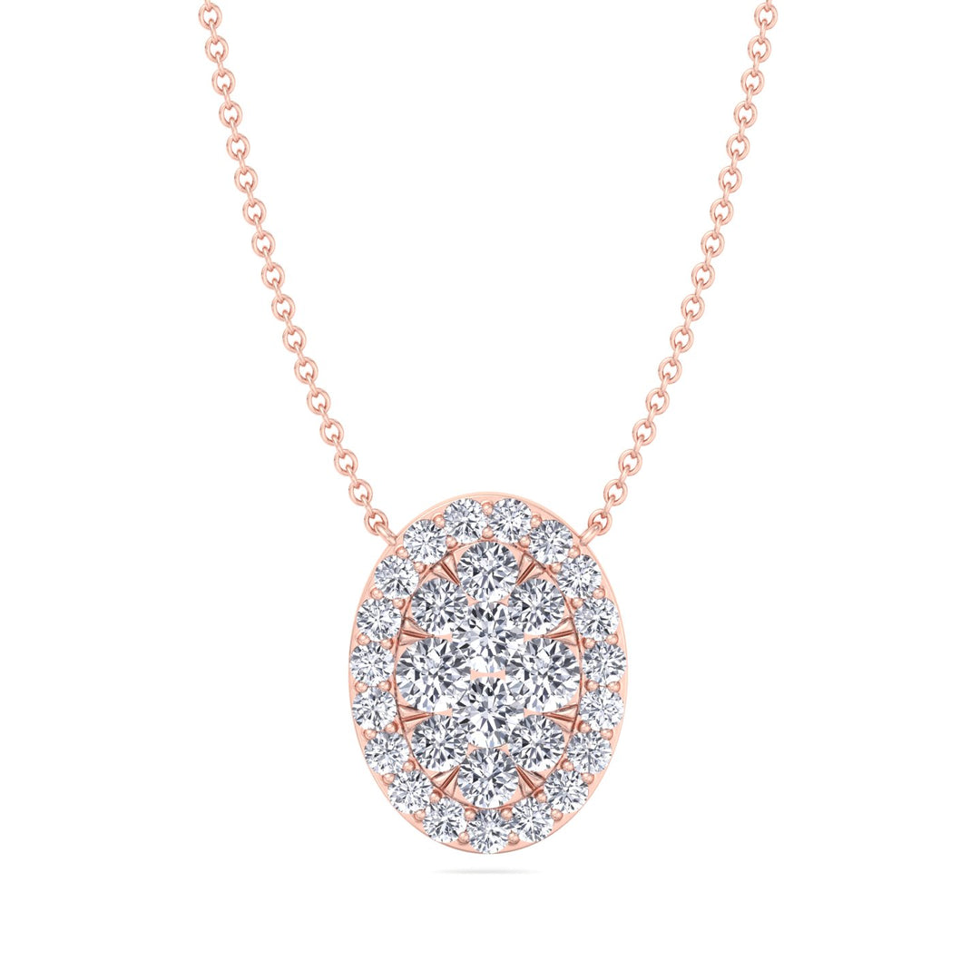 oval-shape-diamond-pendant-necklace-in-rose-gold-with-chain