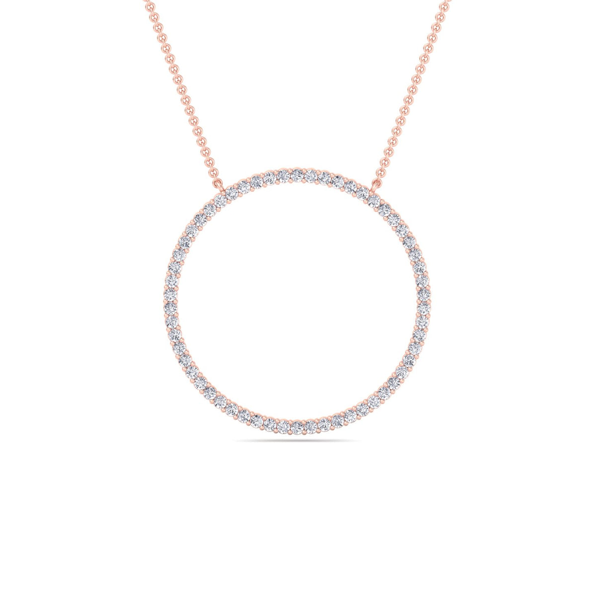 rose-gold-big-circle-diamond-necklace