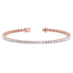 3CT Round Diamond Tennis Bracelet In 18K Gold - Gem Jewelers Co