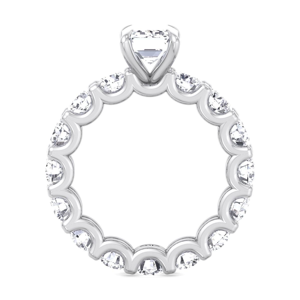 emerald-cut-diamond-eternity-ring-with-round-side-stones-white-gold